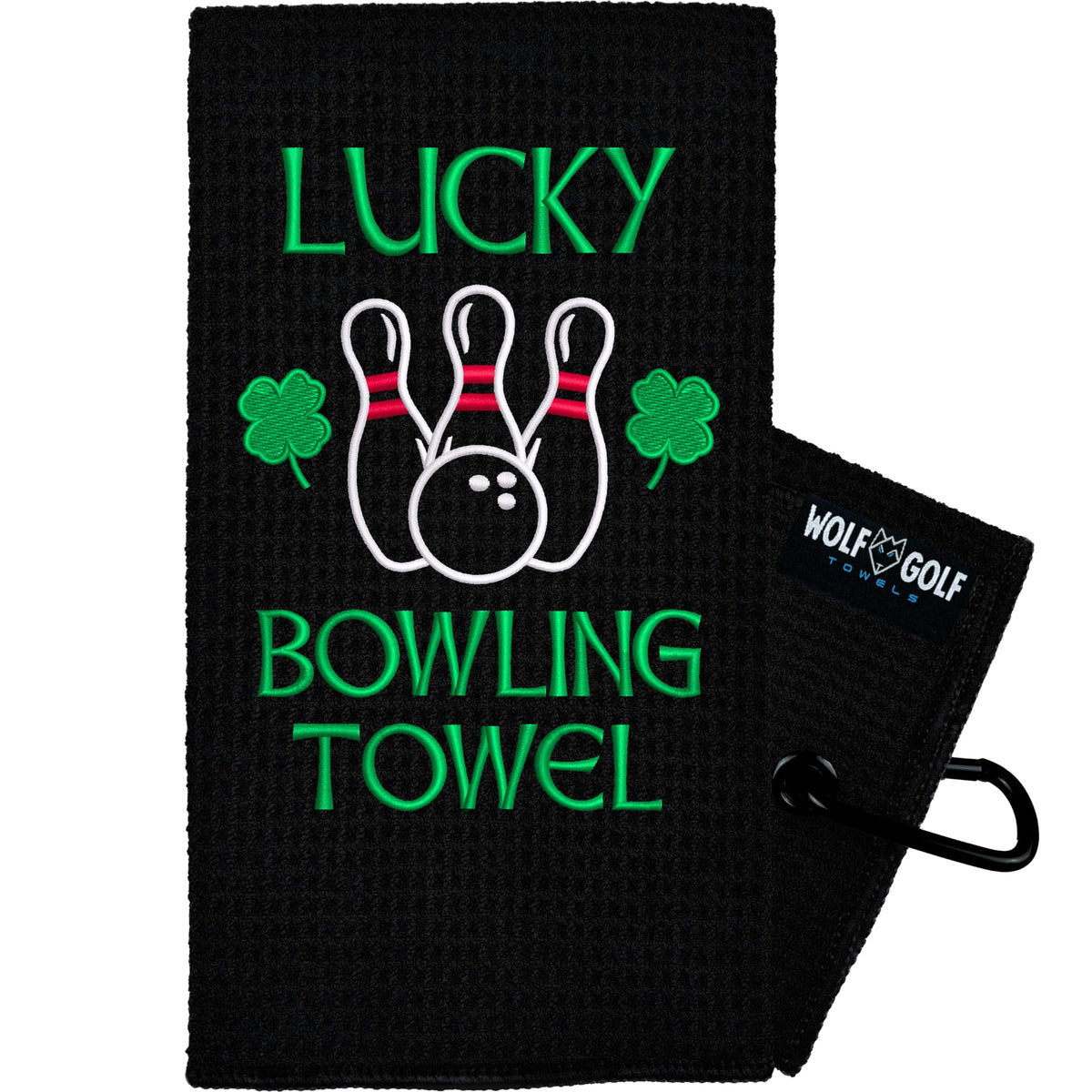 Bowling Towel | Lucky Bowling Towel | Funny Bowling Towel | Bowling Ball Towel | Bowling Accessories for Men | Bowling Accessories for Women | Bowling Gift