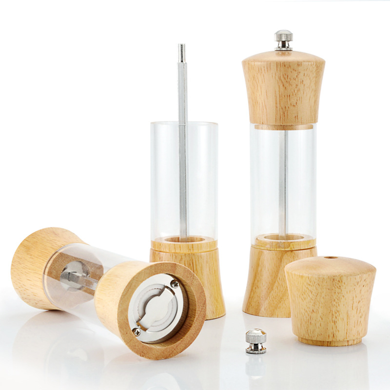 Oak Acrylic Transparent Multipurpose Seasoning Bottle