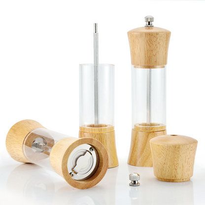Oak Acrylic Transparent Multipurpose Seasoning Bottle