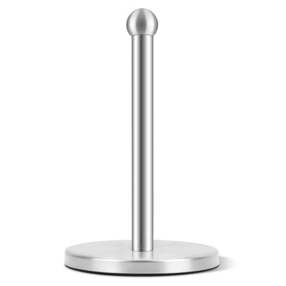 Paper Towel Holder Kitchen Paper Towel Holder Stand with Weighted Stainless Steel Base Countertop Paper Towel Holder for Roll Holder Steady Paper Towel Holder Non Slip Protect The countertop