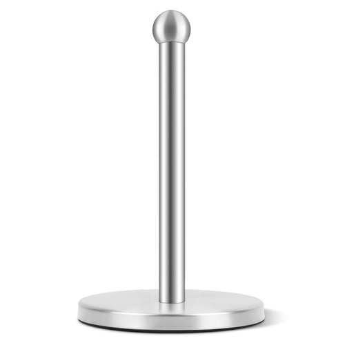 Paper Towel Holder Kitchen Paper Towel Holder Stand with Weighted Stainless Steel Base Countertop Paper Towel Holder for Roll Holder Steady Paper Towel Holder Non Slip Protect The countertop